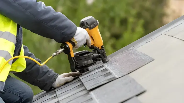Damaged shingle repair in Arlington, VA 