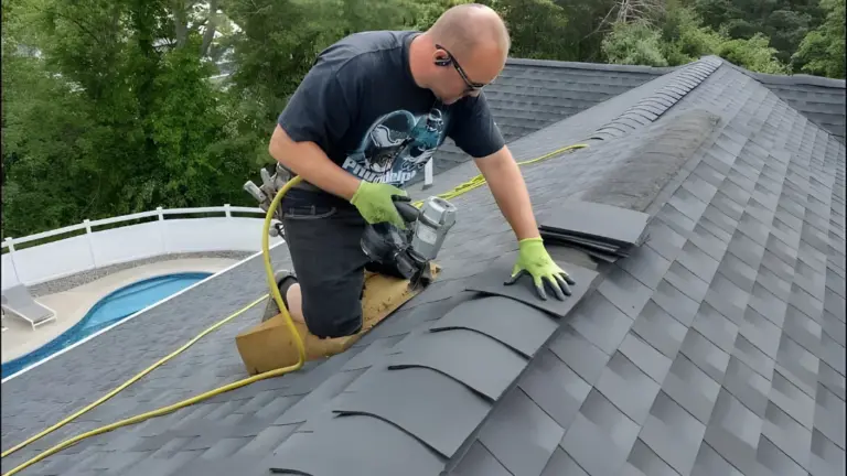 Ridge cap repair in Arlington, VA 