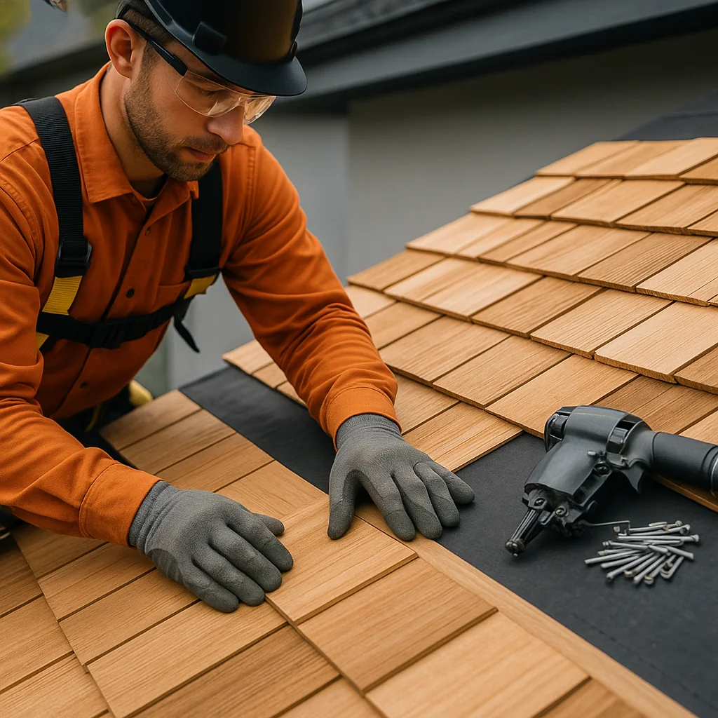 Arlington Roofing cedar shake installation services - Arlington