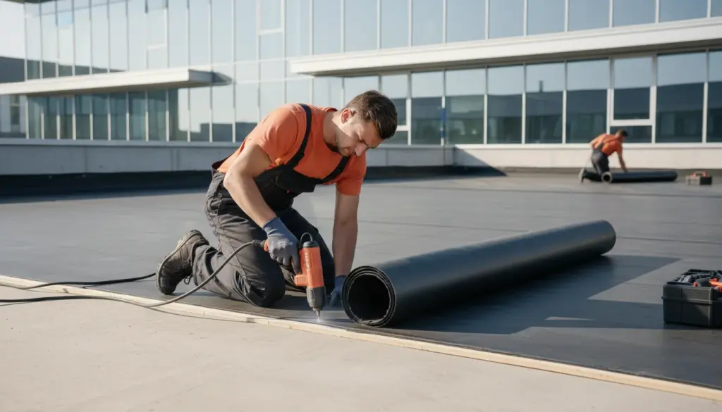 Arlington Roofing epdm rubber roof installation services - Arlington