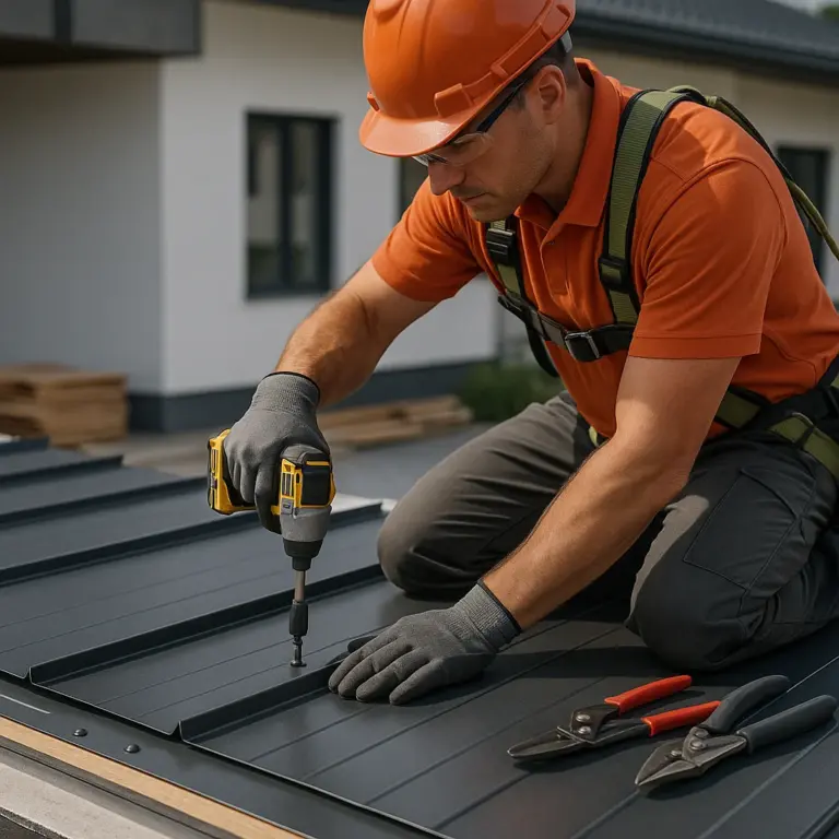 Metal roofing installation in Arlington, VA 