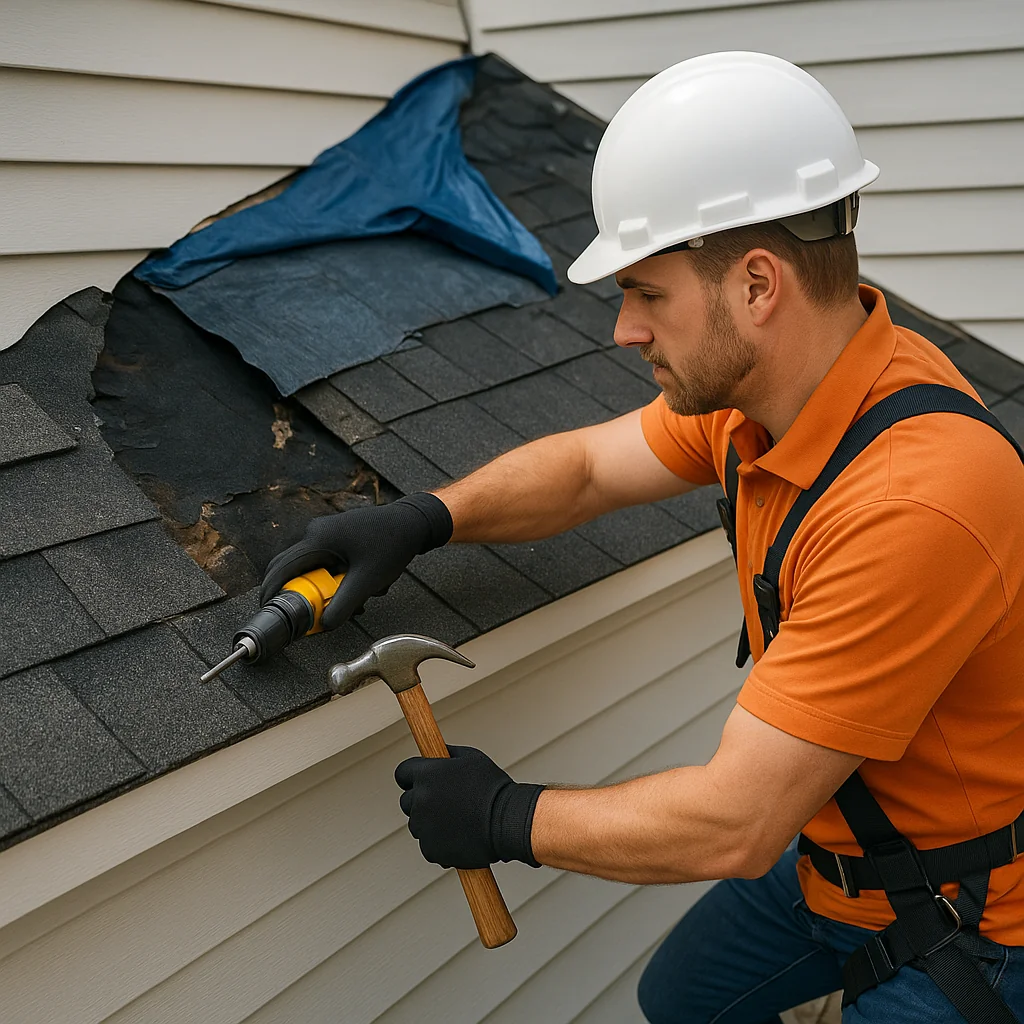 Arlington Roofing tornado damage repair services - Arlington