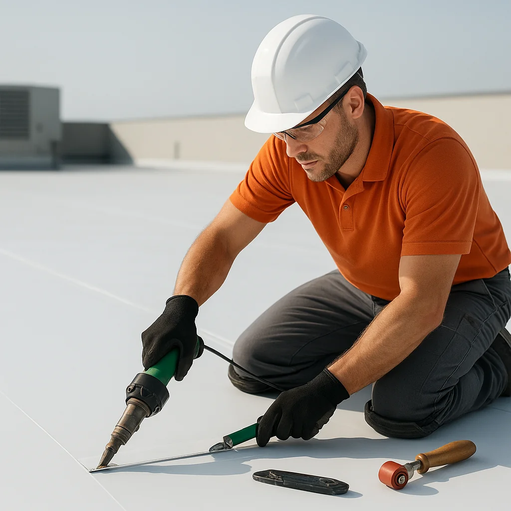 Arlington Roofing tpo flat roof installation services - Arlington