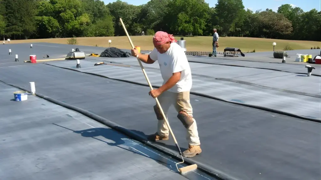 Arlington Roofing epdm rubber roof installation services - Arlington