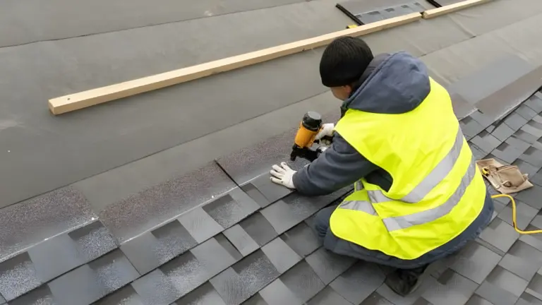 Asphalt shingle installation