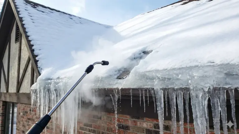 Ice dam repair