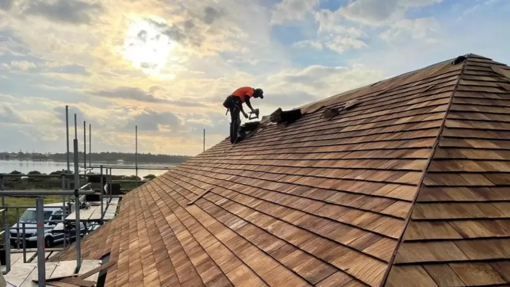Arlington Roofing wood shingle installation services - Arlington